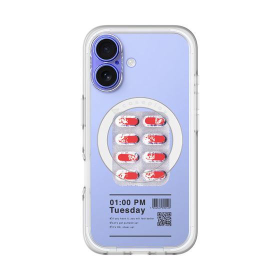 スリムプロテクションプレミアムケース with MagSafe［ 01:00 PM Tuesday ］
