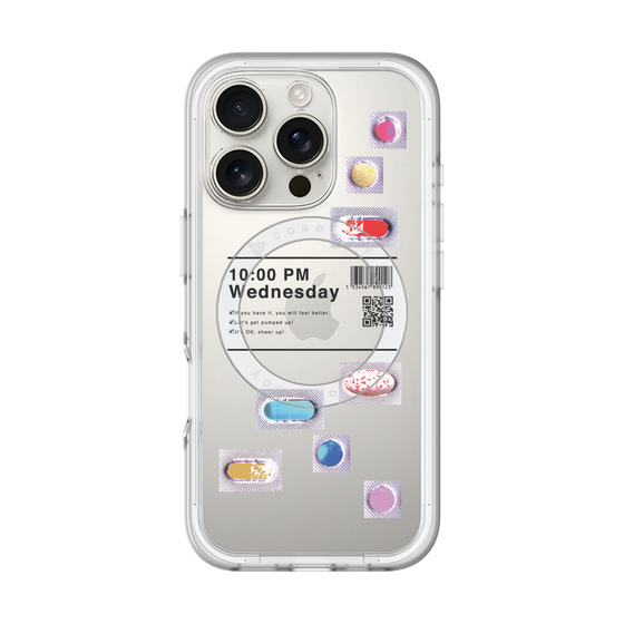 スリムプロテクションプレミアムケース with MagSafe［ 10:00 PM Wednesday ］
