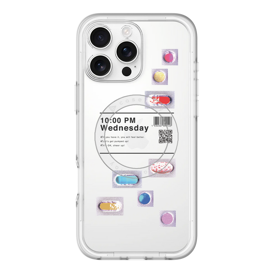 スリムプロテクションプレミアムケース with MagSafe［ 10:00 PM Wednesday ］