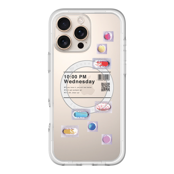 スリムプロテクションプレミアムケース with MagSafe［ 10:00 PM Wednesday ］
