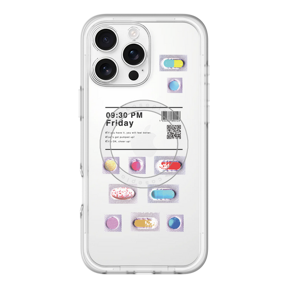 スリムプロテクションプレミアムケース with MagSafe［ 09:30 PM Friday ］
