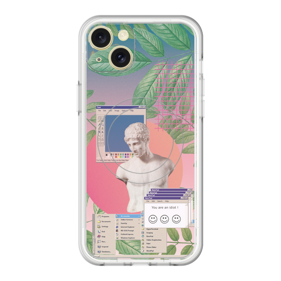 スリムプロテクションプレミアムケース with MagSafe［ vapor wave ］