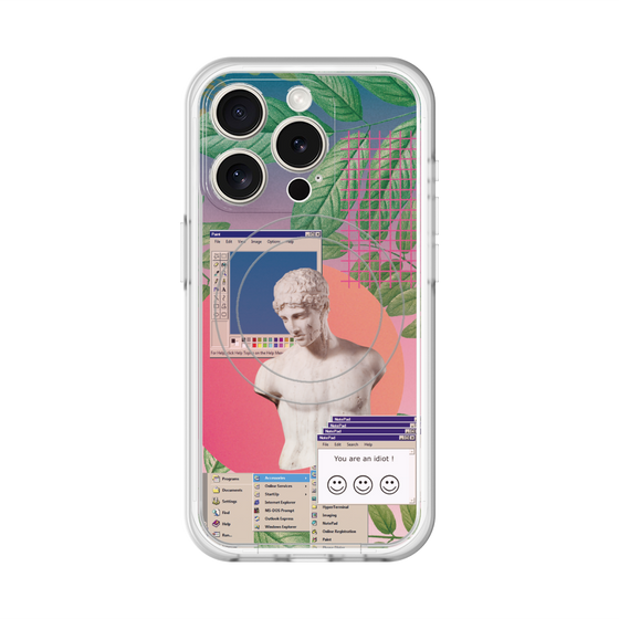 スリムプロテクションプレミアムケース with MagSafe［ vapor wave ］