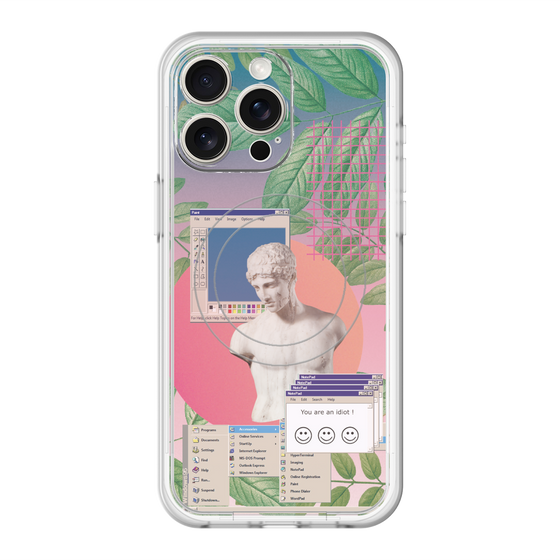 スリムプロテクションプレミアムケース with MagSafe［ vapor wave ］