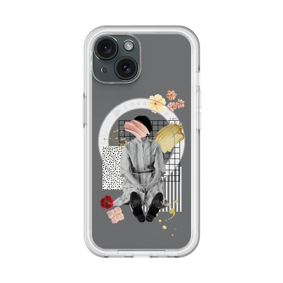 スリムプロテクションプレミアムケース with MagSafe［ Spring Picnic with Flowers ］