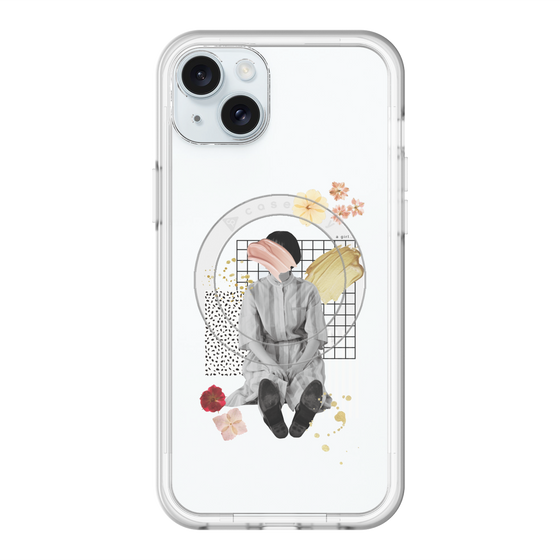 スリムプロテクションプレミアムケース with MagSafe［ Spring Picnic with Flowers ］