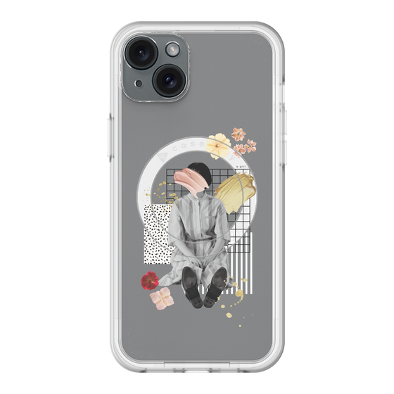 スリムプロテクションプレミアムケース with MagSafe［ Spring Picnic with Flowers ］
