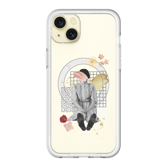 スリムプロテクションプレミアムケース with MagSafe［ Spring Picnic with Flowers ］