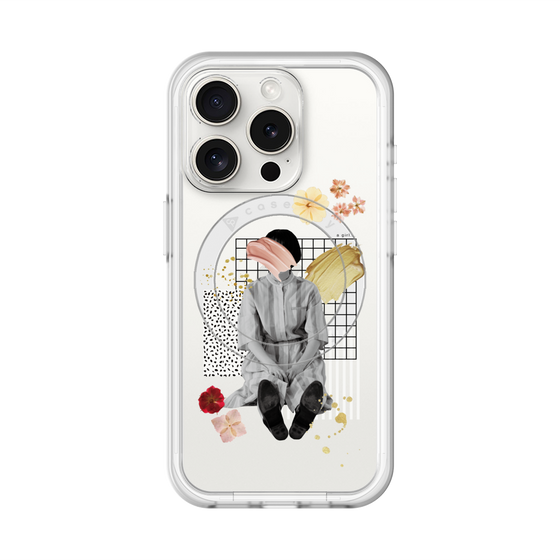 スリムプロテクションプレミアムケース with MagSafe［ Spring Picnic with Flowers ］