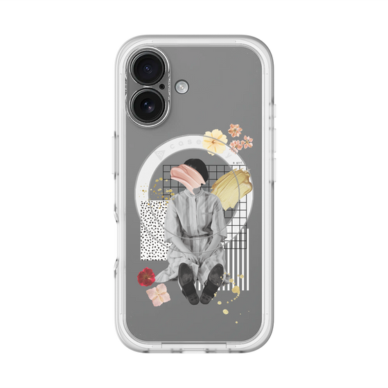 スリムプロテクションプレミアムケース with MagSafe［ Spring Picnic with Flowers ］