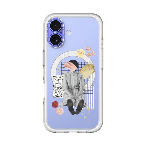 スリムプロテクションプレミアムケース with MagSafe［ Spring Picnic with Flowers ］