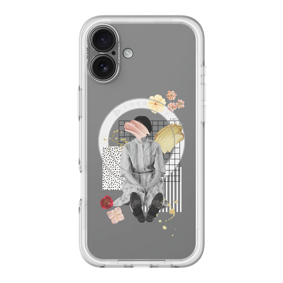 スリムプロテクションプレミアムケース with MagSafe［ Spring Picnic with Flowers ］