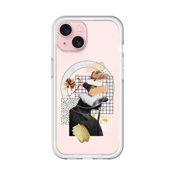 スリムプロテクションプレミアムケース with MagSafe［ Artistic Fall in Beige ］