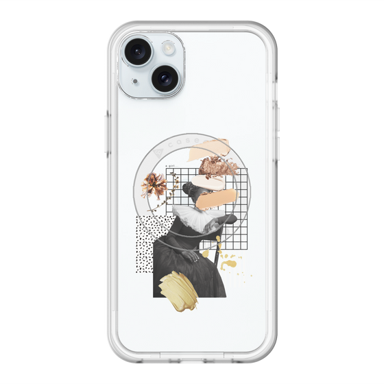 スリムプロテクションプレミアムケース with MagSafe［ Artistic Fall in Beige ］