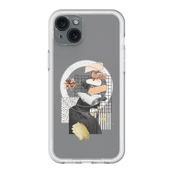 スリムプロテクションプレミアムケース with MagSafe［ Artistic Fall in Beige ］