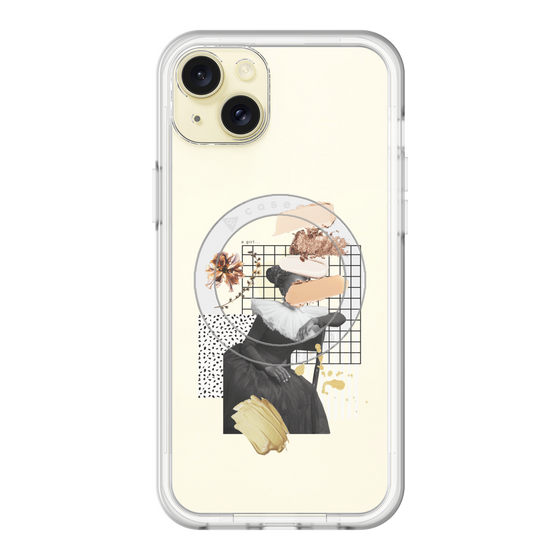 スリムプロテクションプレミアムケース with MagSafe［ Artistic Fall in Beige ］