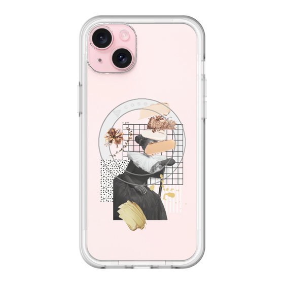 スリムプロテクションプレミアムケース with MagSafe［ Artistic Fall in Beige ］