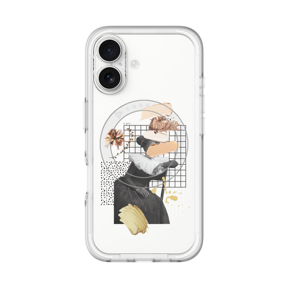 スリムプロテクションプレミアムケース with MagSafe［ Artistic Fall in Beige ］