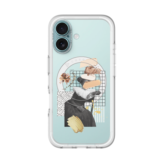 スリムプロテクションプレミアムケース with MagSafe［ Artistic Fall in Beige ］