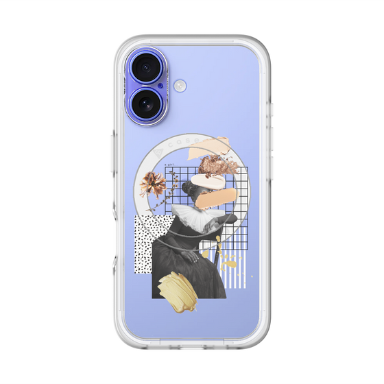 スリムプロテクションプレミアムケース with MagSafe［ Artistic Fall in Beige ］