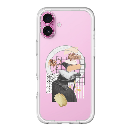 スリムプロテクションプレミアムケース with MagSafe［ Artistic Fall in Beige ］