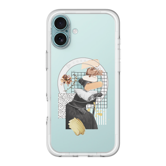スリムプロテクションプレミアムケース with MagSafe［ Artistic Fall in Beige ］