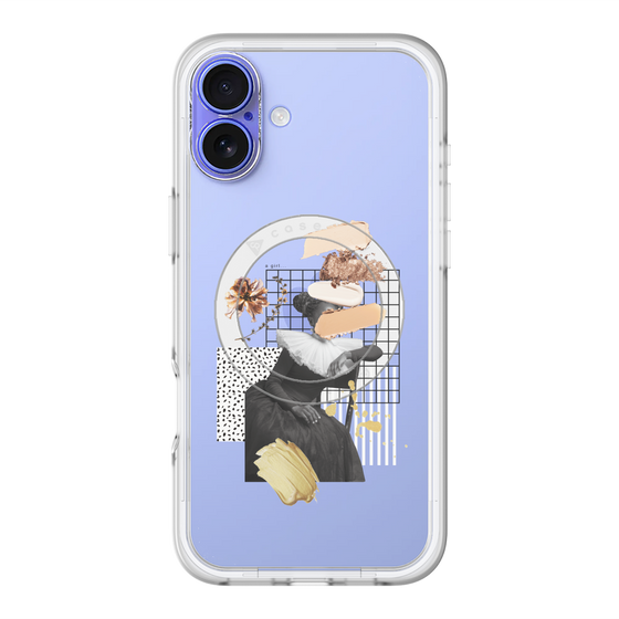 スリムプロテクションプレミアムケース with MagSafe［ Artistic Fall in Beige ］