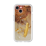 スリムプロテクションプレミアムケース with MagSafe［ Marble Nuance Painting Brown ］
