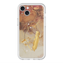 スリムプロテクションプレミアムケース with MagSafe［ Marble Nuance Painting Brown ］