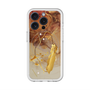 スリムプロテクションプレミアムケース with MagSafe［ Marble Nuance Painting Brown ］