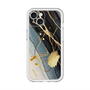 スリムプロテクションプレミアムケース with MagSafe［ Marble Nuance Painting Black ］