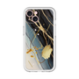 スリムプロテクションプレミアムケース with MagSafe［ Marble Nuance Painting Black ］