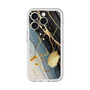 スリムプロテクションプレミアムケース with MagSafe［ Marble Nuance Painting Black ］