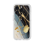 スリムプロテクションプレミアムケース with MagSafe［ Marble Nuance Painting Black ］