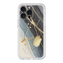 スリムプロテクションプレミアムケース with MagSafe［ Marble Nuance Painting Black ］