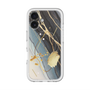スリムプロテクションプレミアムケース with MagSafe［ Marble Nuance Painting Black ］