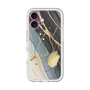 スリムプロテクションプレミアムケース with MagSafe［ Marble Nuance Painting Black ］
