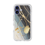 スリムプロテクションプレミアムケース with MagSafe［ Marble Nuance Painting Black ］