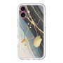 スリムプロテクションプレミアムケース with MagSafe［ Marble Nuance Painting Black ］