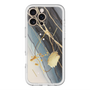 スリムプロテクションプレミアムケース with MagSafe［ Marble Nuance Painting Black ］