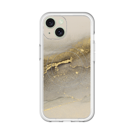 スリムプロテクションプレミアムケース with MagSafe［ Marble Gray ］