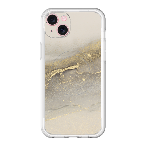 スリムプロテクションプレミアムケース with MagSafe［ Marble Gray ］