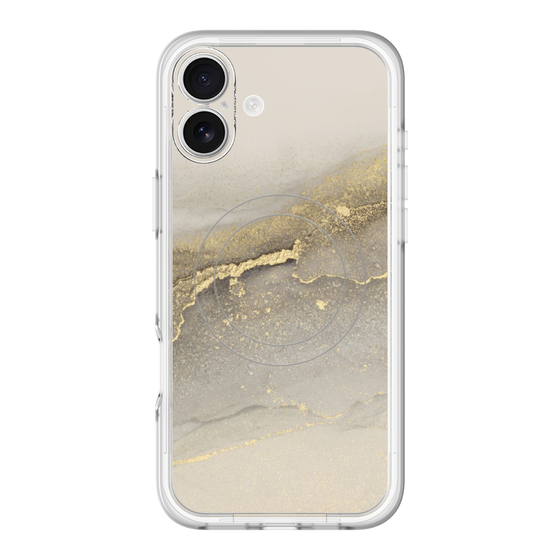 スリムプロテクションプレミアムケース with MagSafe［ Marble Gray ］