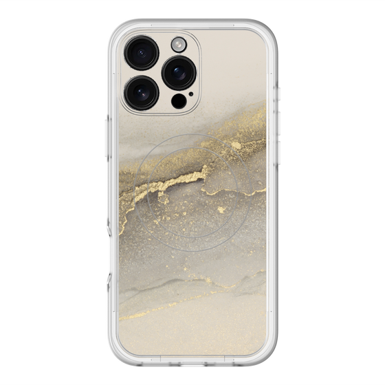 スリムプロテクションプレミアムケース with MagSafe［ Marble Gray ］