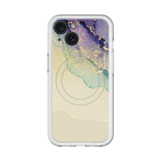スリムプロテクションプレミアムケース with MagSafe［ Marble Purple ］