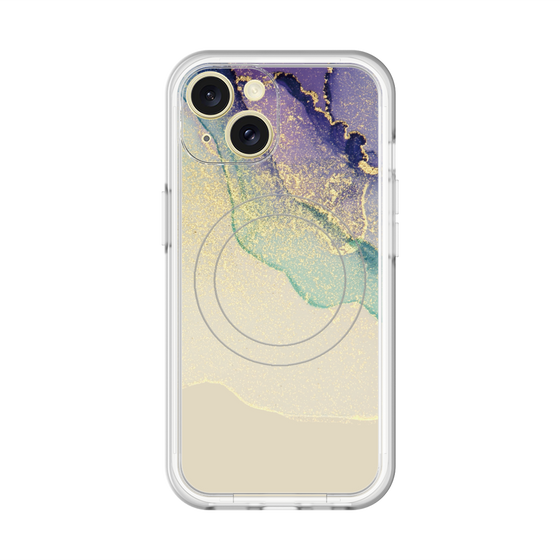 スリムプロテクションプレミアムケース with MagSafe［ Marble Purple ］