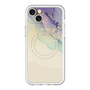 スリムプロテクションプレミアムケース with MagSafe［ Marble Purple ］