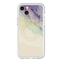 スリムプロテクションプレミアムケース with MagSafe［ Marble Purple ］