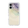 スリムプロテクションプレミアムケース with MagSafe［ Marble Purple ］