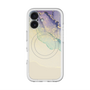 スリムプロテクションプレミアムケース with MagSafe［ Marble Purple ］